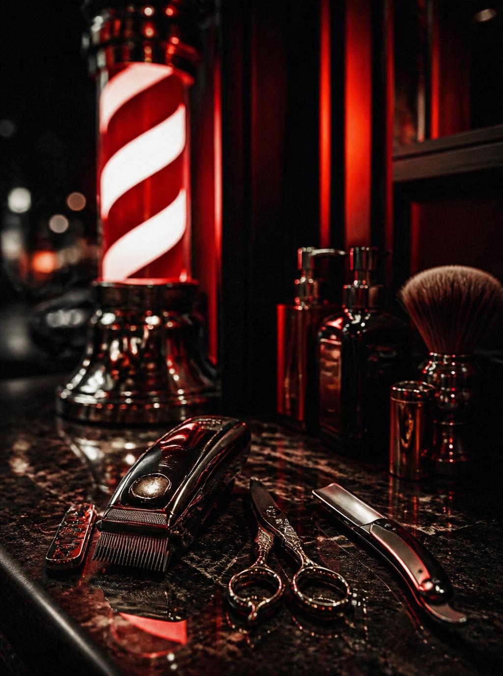 Barbering tools at Ipswich Barber